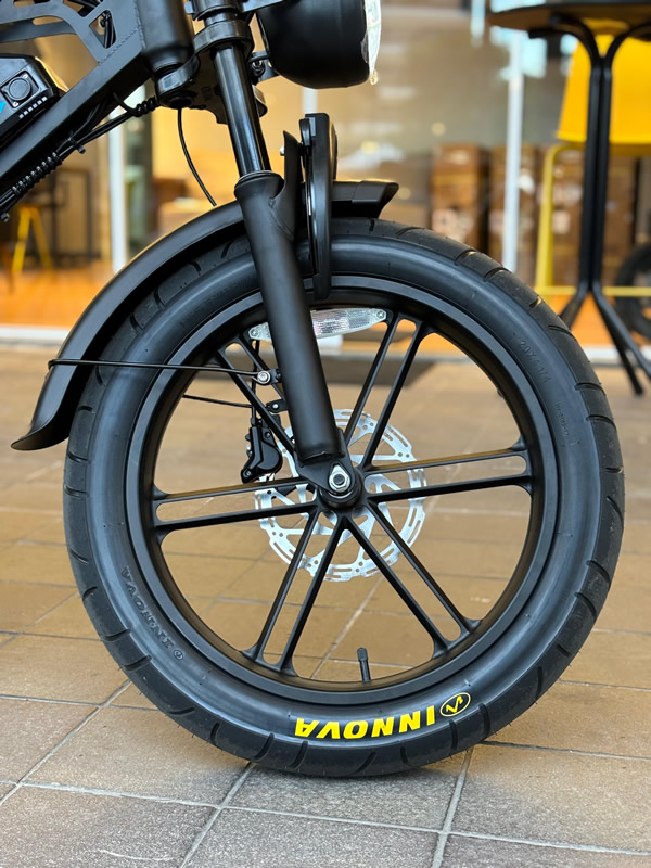 Miniatura lateral da bike elétrica V9 Max