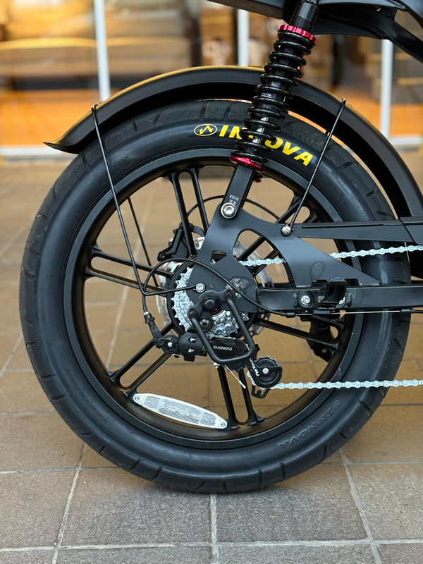 Miniatura lateral da bike elétrica V9 Max
